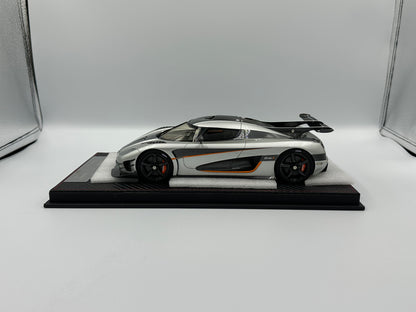 Frontiart 1/18 Koenigsegg One:1 Silver & Orange
