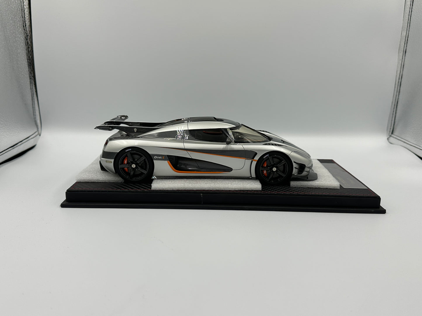 Frontiart 1/18 Koenigsegg One:1 Silver & Orange