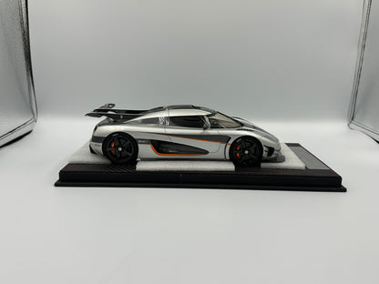 Frontiart 1/18 Koenigsegg One:1 Silver & Orange