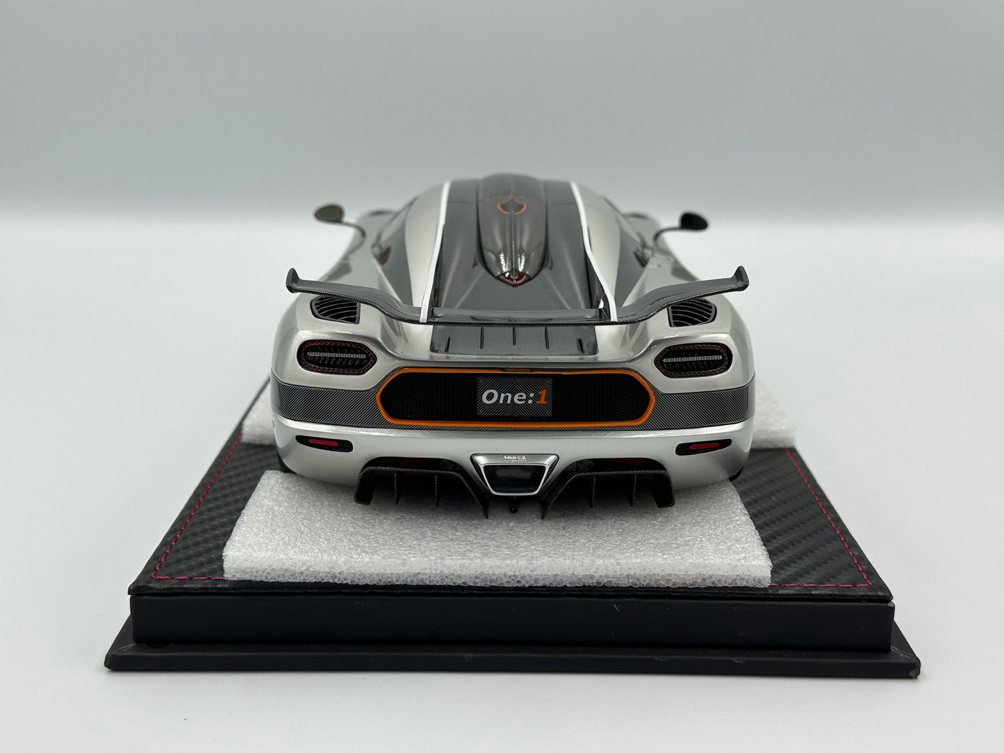 Frontiart 1/18 Koenigsegg One:1 Silver & Orange