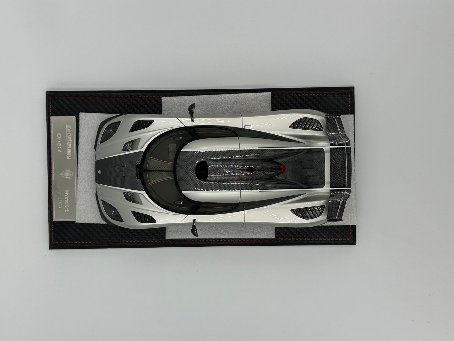 Frontiart 1/18 Koenigsegg One:1 Silver & Orange
