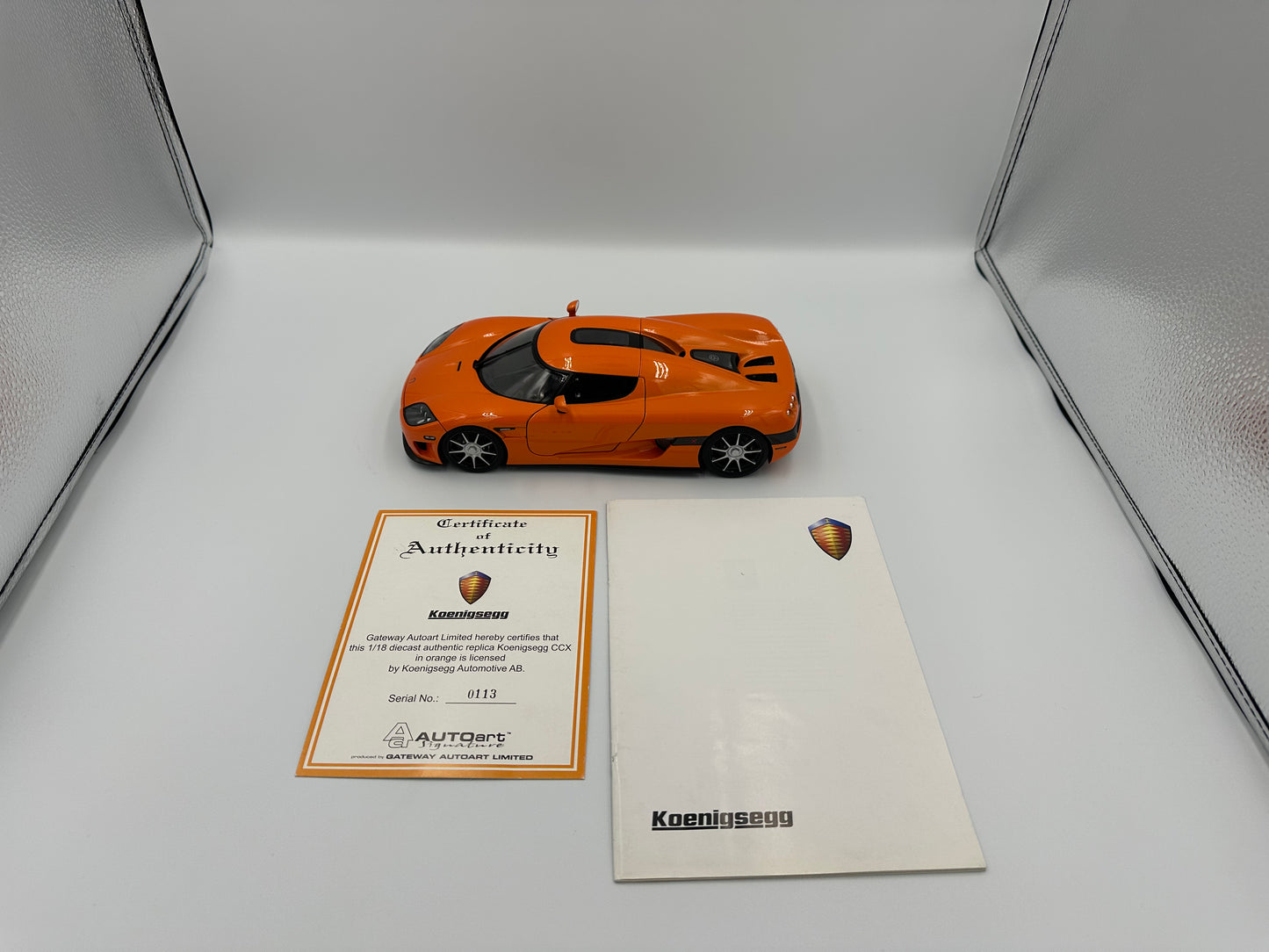 AUTOart Signature 1/18 Koenigsegg CCX Orange