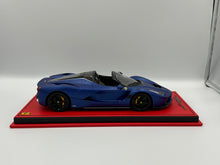 Load image into Gallery viewer, MR Collection 1:18 Ferrari Laferrari Aperta Matte Blue