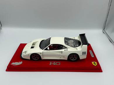 BBR Models 1:18 Ferrari F40 LM Gloss White