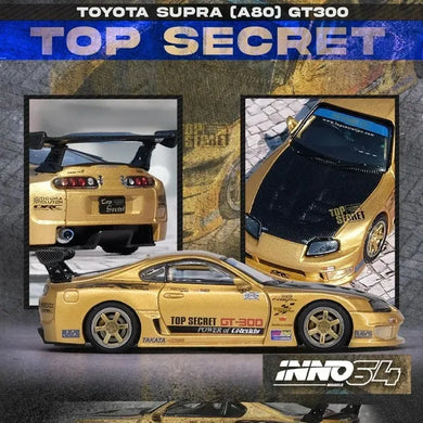 Inno64 1:64 TOYOTA SUPRA (A80) TOP SECRET GT300