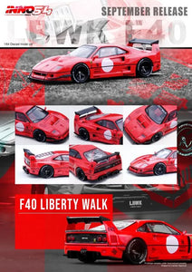 (Pre Order) Inno 1/64 Ferrari F40 LBWK Red