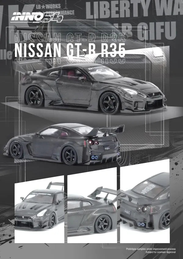 INNO64 1:64 NISSAN GT-R (R35) LBWK SUPER SILHOUETTE 35GT-RR INNO64 1:64 NISSAN GT-R (R35) LBWK SUPER SILHOUETTE 35GT-RR
