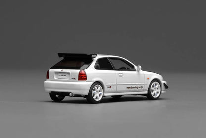 MotorHelix 1/64 Honda Civic Type-R (EK9) J's Racing in White