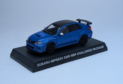 Kyosho Minicar Collection Subura Impreza S206 NBR Challenge Package (Blue)