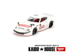 Load image into Gallery viewer, (Preorder) Kaido House x Mini GT 1:64 Datsun KAIDO Fairlady Z MOTUL V3 – White – Limited Edition