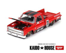 Load image into Gallery viewer, (Preorder) Kaido House x Mini GT 1:64 Chevrolet Silverado 1983 KAIDO V1- Red – Limited Edition