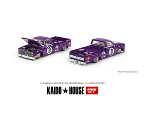(Preorder) Kaido House x Mini GT 1:64 Chevrolet Silverado Dually KAIDO V1