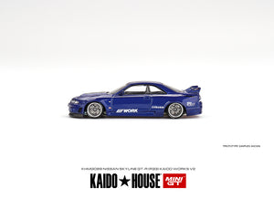 (Preorder) Kaido House x Mini GT 1:64 Nissan Skyline GT-R (R33) Kaido Works V2 Blue