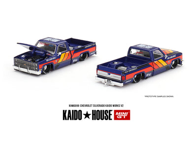 Kaido House x Mini GT 1:64 Chevrolet Silverado KAIDO WORKS V2