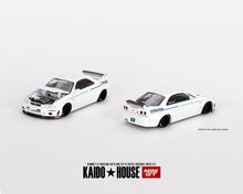 Load image into Gallery viewer, (Preorder) Kaido House x Mini GT 1:64 Nissan Skyline GT-R (R33) Greddy GR33 V1- White