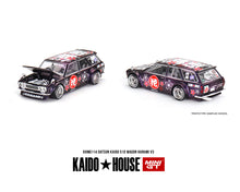 Load image into Gallery viewer, (Preorder) Kaido House x Mini GT 1:64 Datsun KAIDO 510 Wagon Hanami V3 – Magic Purple