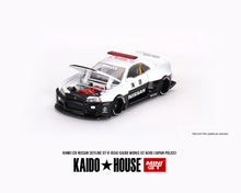Load image into Gallery viewer, (Preorder) Kaido House x Mini GT 1:64 Nissan Skyline GT-R R34 Kaido Works (V2 Aero) Police