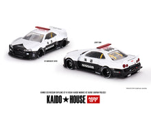 Load image into Gallery viewer, (Preorder) Kaido House x Mini GT 1:64 Nissan Skyline GT-R R34 Kaido Works (V2 Aero) Police