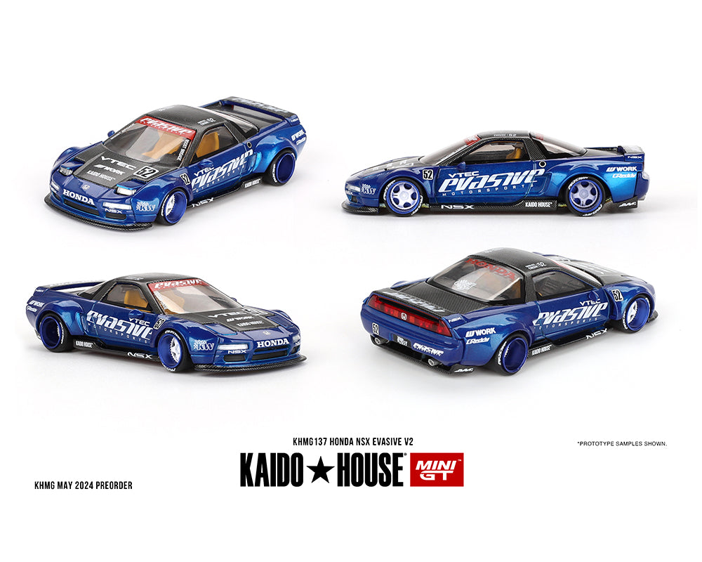 MINI GT 街道ハウス　Honda NSX Evasive V1 IN STOCK-Kaido House x Mini GT 1:64 Honda NSX Evasive V1 Red | eBay
