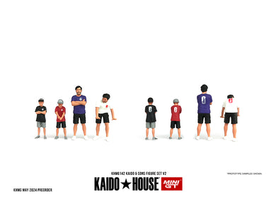 (Preorder) Kaido House x Mini GT 1:64 Kaido & Sons Figure Set V2