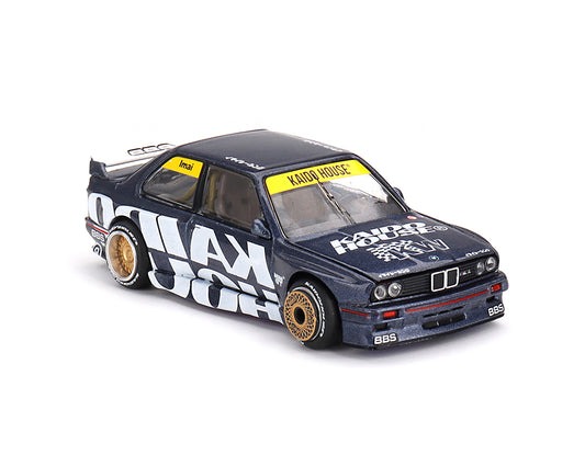 Kaido House x Mini GT 1:64 BMW M3 (E30) Kaido Works V1 – Dark Blue