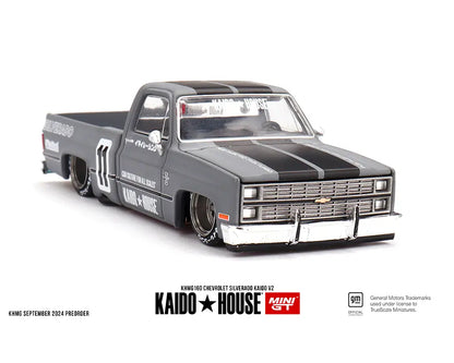 Kaido House x Mini GT 1:64 Chevrolet Silverado Kaido V2 – Grey