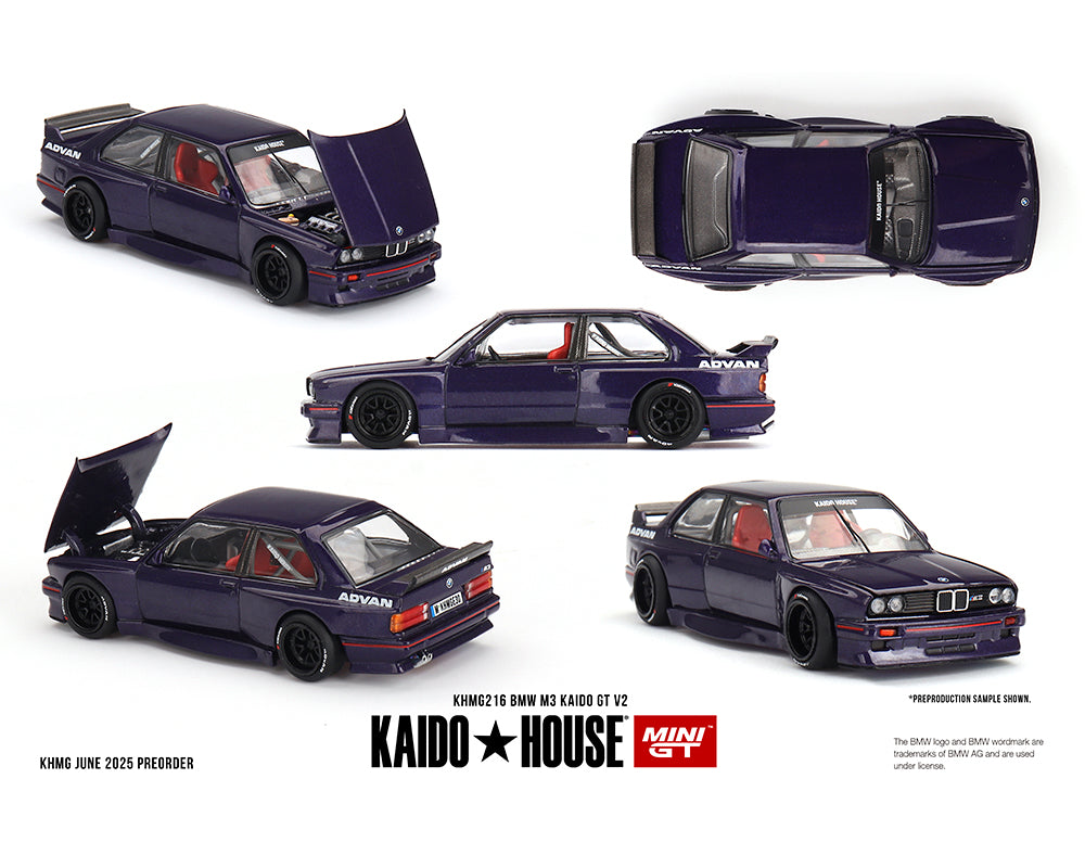 Preorder) Kaido House x Mini GT 1:64 BMW M3 Kaido GT V2- Purple