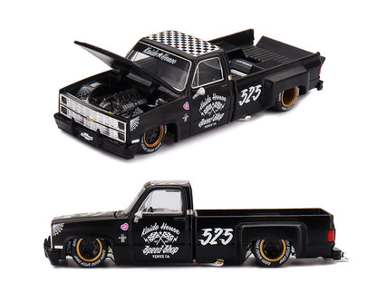 Kaido House x Mini GT Chevrolet Silverado Dually Hot Rod V1 – Flat Black
