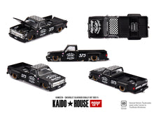 Load image into Gallery viewer, Kaido House x Mini GT Chevrolet Silverado Dually Hot Rod V1 – Flat Black