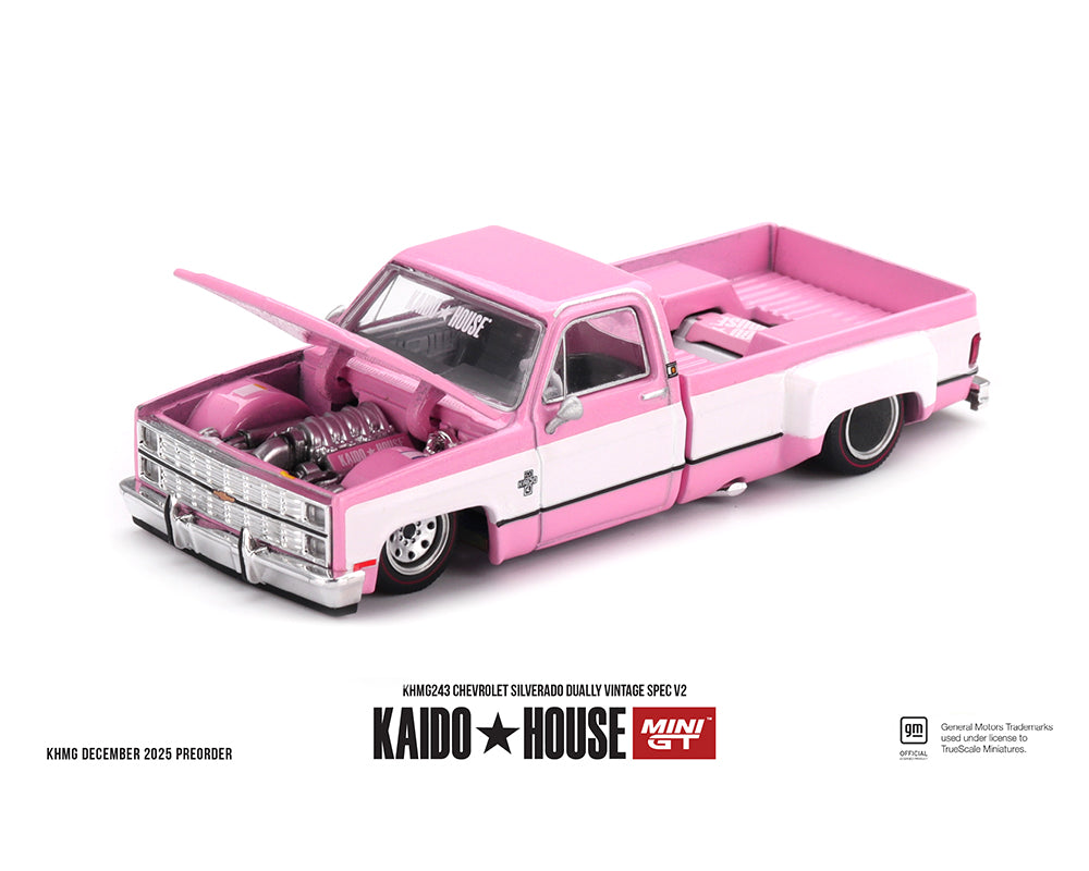 Kaido House x Mini GT Chevrolet Silverado Dually Vintage Spec V2
