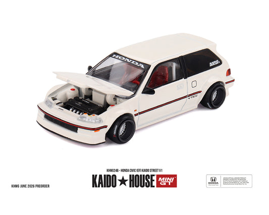 Kaido House x Mini GT 1:64 Honda Civic (EF) Kaido Street V1 – Limited Edition