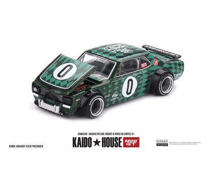 Kaido House x Mini GT 1:64 Nissan Skyline 2000GT-R (KPGC10) Cortez V1