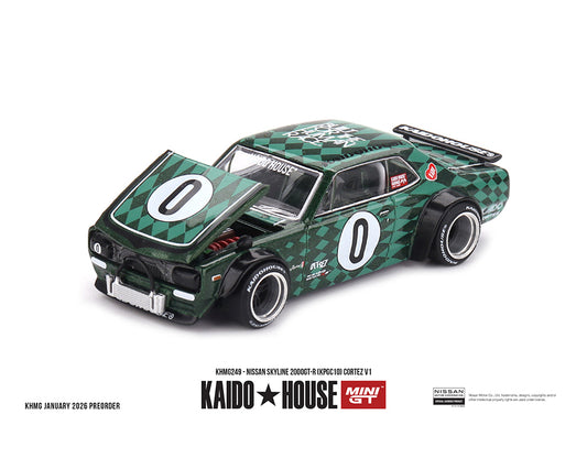 Kaido House x Mini GT 1:64 Nissan Skyline 2000GT-R (KPGC10) Cortez V1