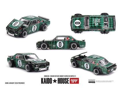Kaido House x Mini GT 1:64 Nissan Skyline 2000GT-R (KPGC10) Cortez V1