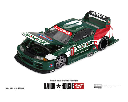Kaido House x Mini GT 1:64 Nissan Skyline GT-R (R32) KHTC V1 – Green