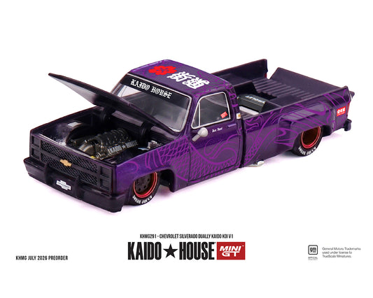 Kaido House x Mini GT 1:64 Chevrolet Silverado Dually KAIDO Koi V1