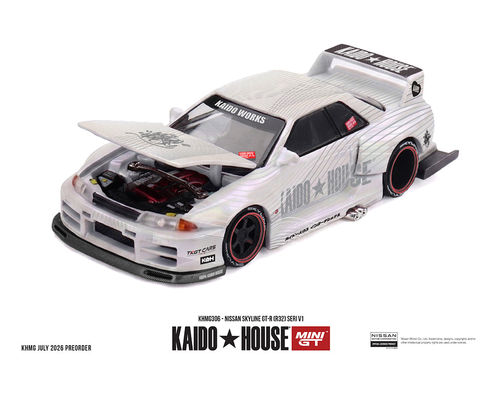 Kaido House x Mini GT 1:64 Nissan Skyline GT-R (R32) SERI V1