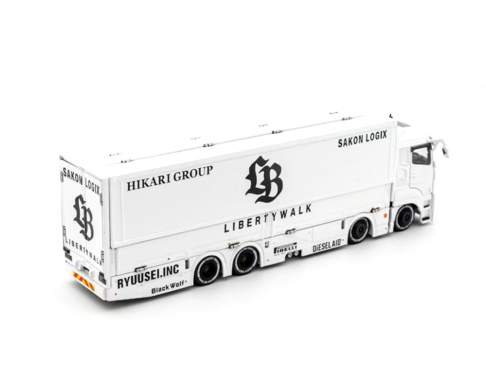 GCD 三菱ふそう リバティーウォーク トラック ニチラカラー1/64 LBWK GCD 1:64 Liberty Walk LB-Trucks Mitsubishi Fuso Super Great