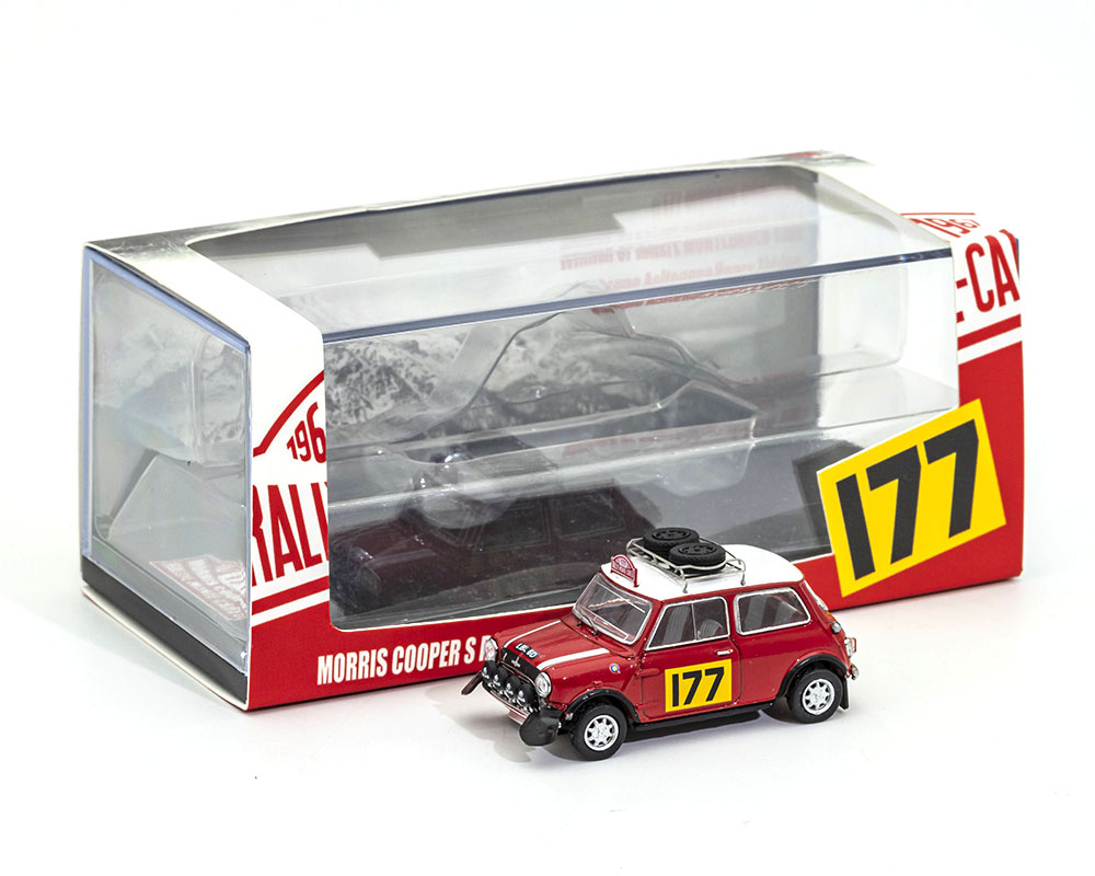 GCD 1:64 Morris Mini Cooper 1967 #177 – Red – Limited Edition