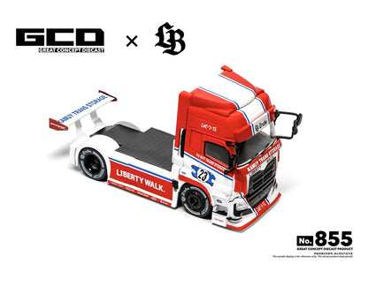 GCD 1:64 LBWK UD Quon 2022 LB Trucks -Red White – Special Edition