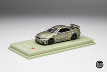 Load image into Gallery viewer, DiecastTalk Exclusive Kyosho 1/64 Nissan Skyline R34 GT-R Millenium Jade MOTN Compatible