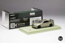 Load image into Gallery viewer, DiecastTalk Exclusive Kyosho 1/64 Nissan Skyline R34 GT-R Millenium Jade MOTN Compatible