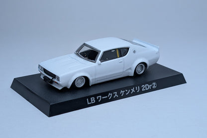 Aoshima 1/64 Grachan Liberty Walk Nissan Kenmeri 2Dr2 (White)