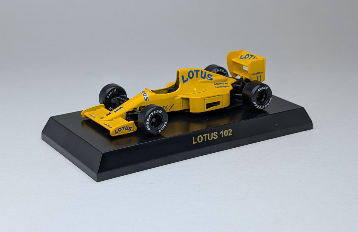 Kyosho 1:64 LOTUS Formula Minicar Collection LOTUS 102 (Yellow)