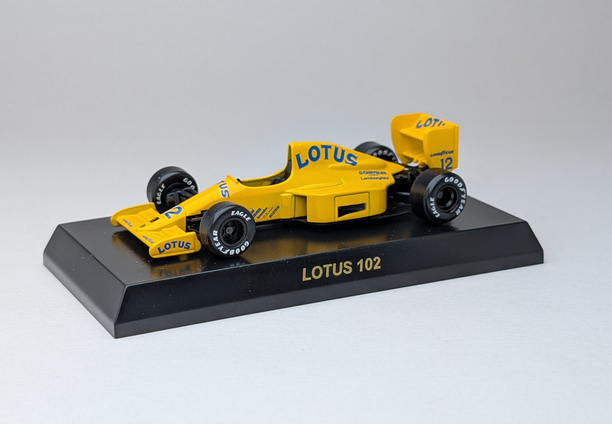 Kyosho 1:64 LOTUS Formula Minicar Collection LOTUS 102 (Yellow)