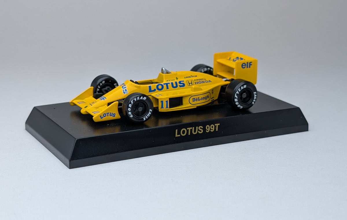 Kyosho 1:64 Classic Team Lotus Minicar Collection LOTUS 99T #11 (Yellow)