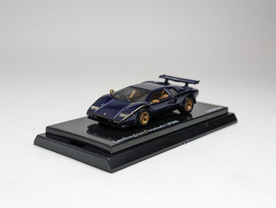 KYOSHO POST HOBBY JAPAN 1:64 Lamborghini Countach LP500 <DARK BLUE>