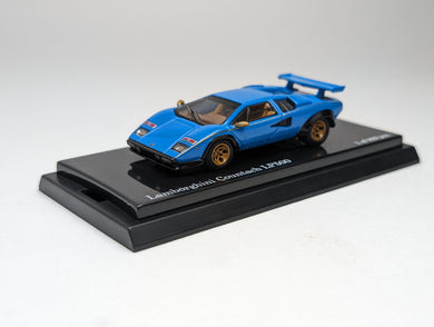 KYOSHO POST HOBBY JAPAN 1:64 Lamborghini Countach LP500 <LIGHT BLUE>