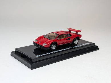 Nostalgic Hero Collection 1/64 1976 Lamborghini Countach Walter Wolf - Nostalgic 2days Edition Red