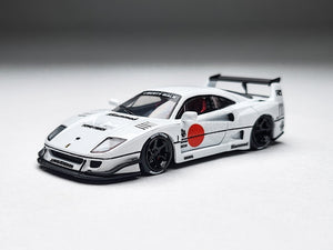 (Pre order) TPC US Exclusive 1:64 LBWK F40 White Diecast Model Limited Edition 1000pcs